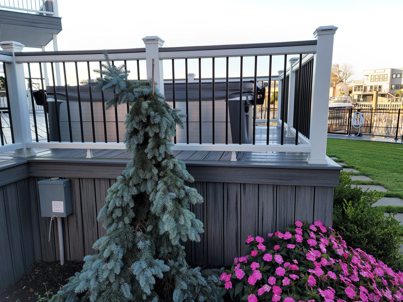 Custom deck built by Level Line in Bellmore, NY — view 3