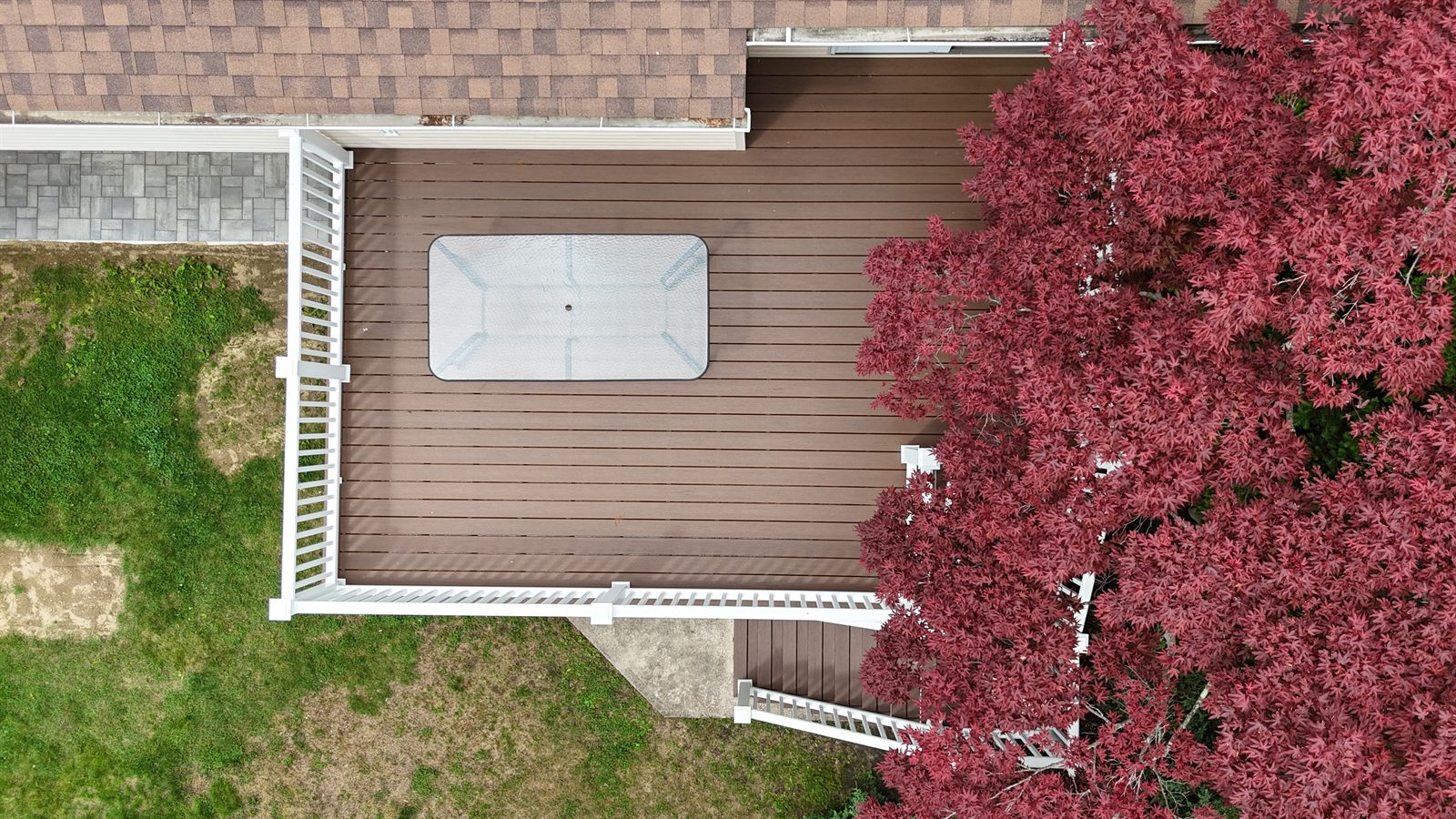 Custom deck built by Level Line in East Islip, NY — view 1