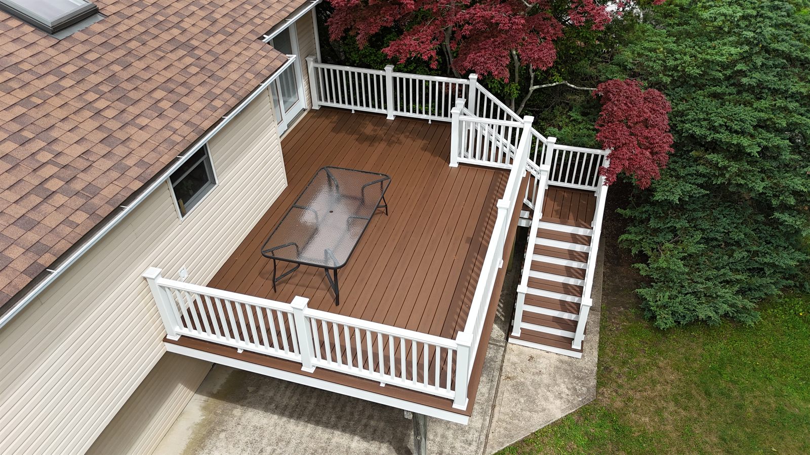 Custom deck built by Level Line in East Islip, NY — view 2