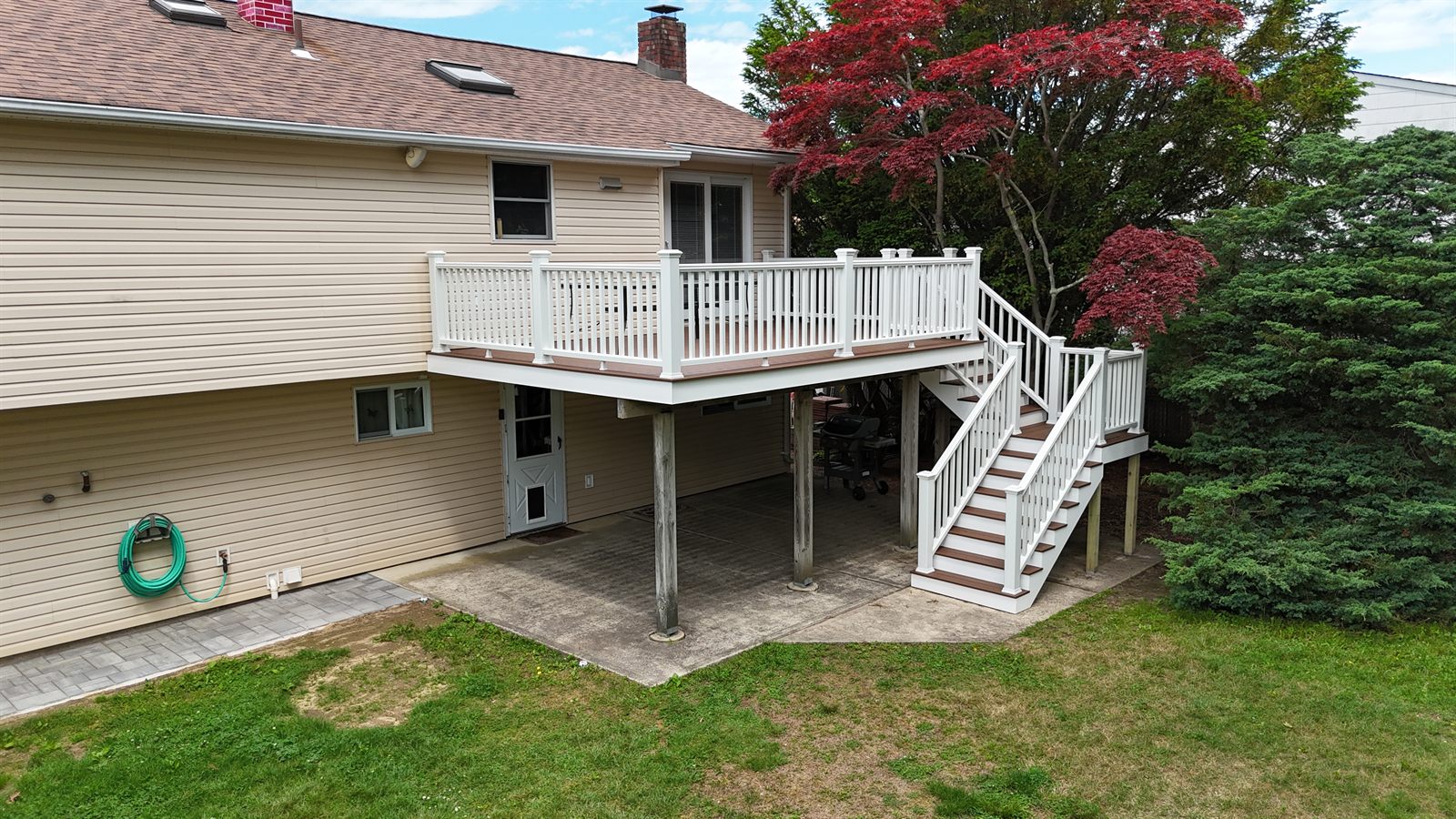 Custom deck built by Level Line in East Islip, NY — view 3