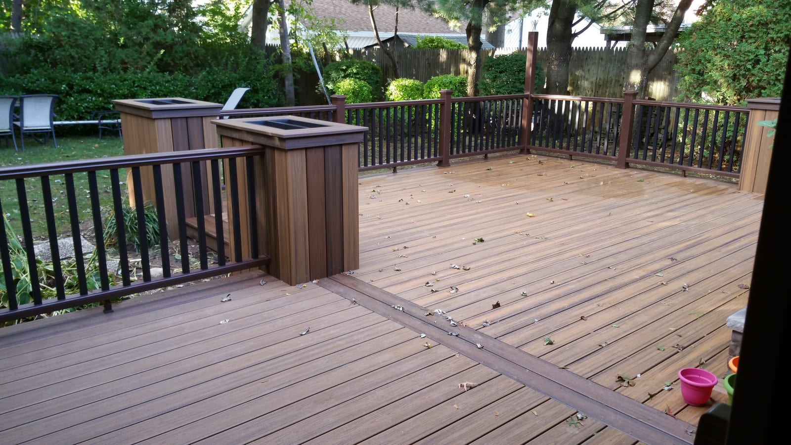 Custom deck built by Level Line in Massapequa, NY, view 3