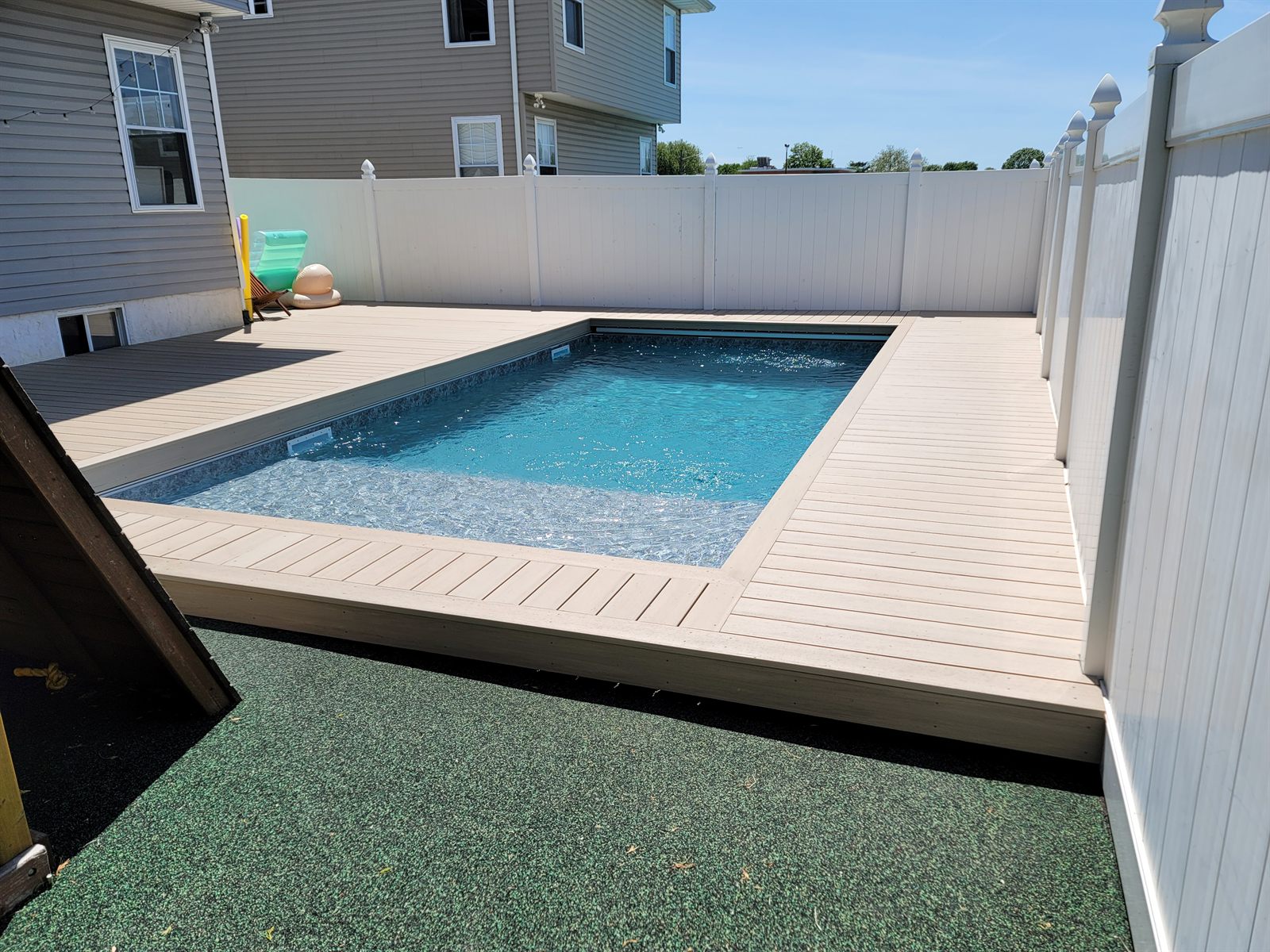 Custom deck built by Level Line in North Bellmore, NY — view 2