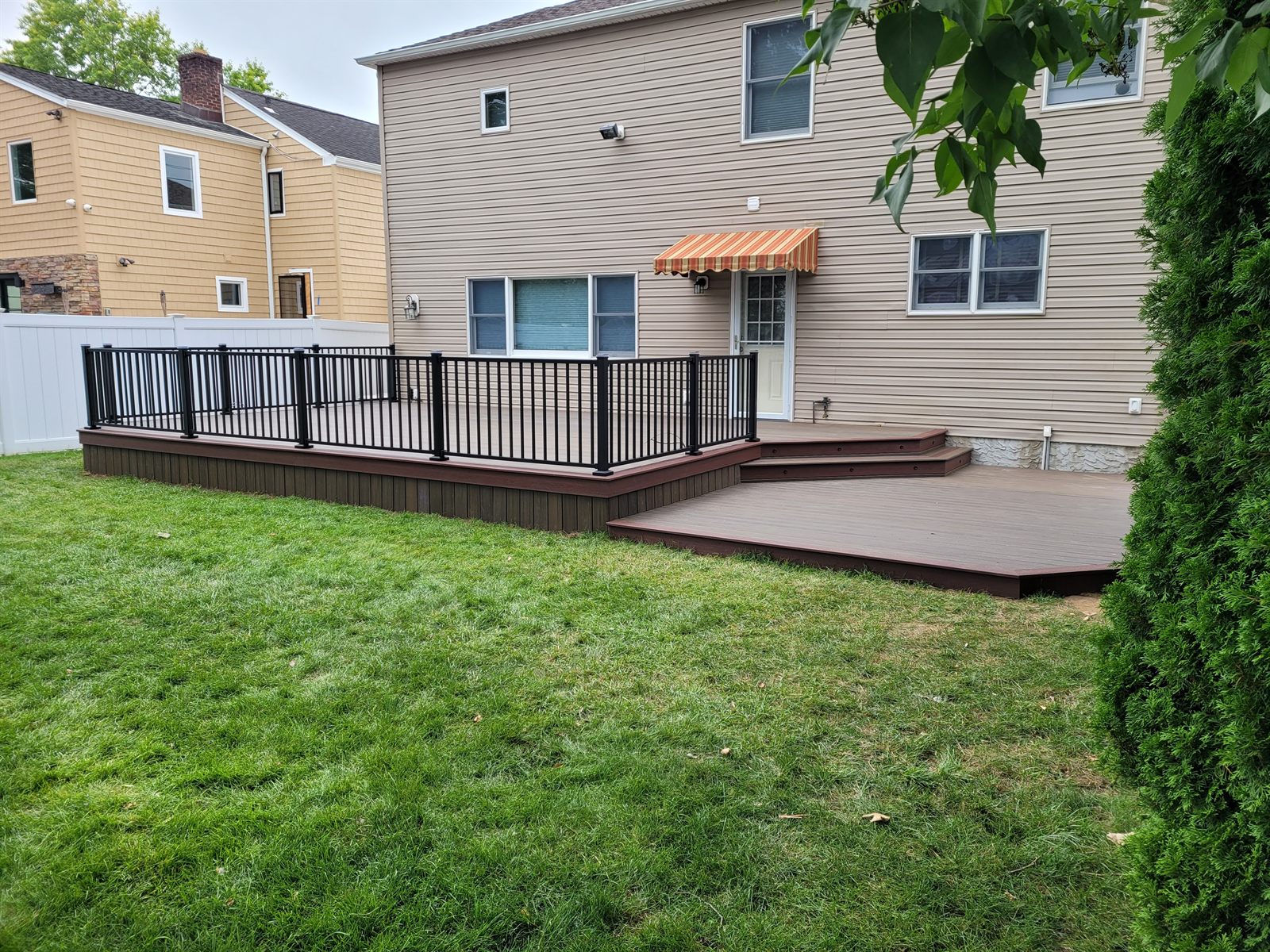 Custom deck built by Level Line in North Merrick, NY — view 2