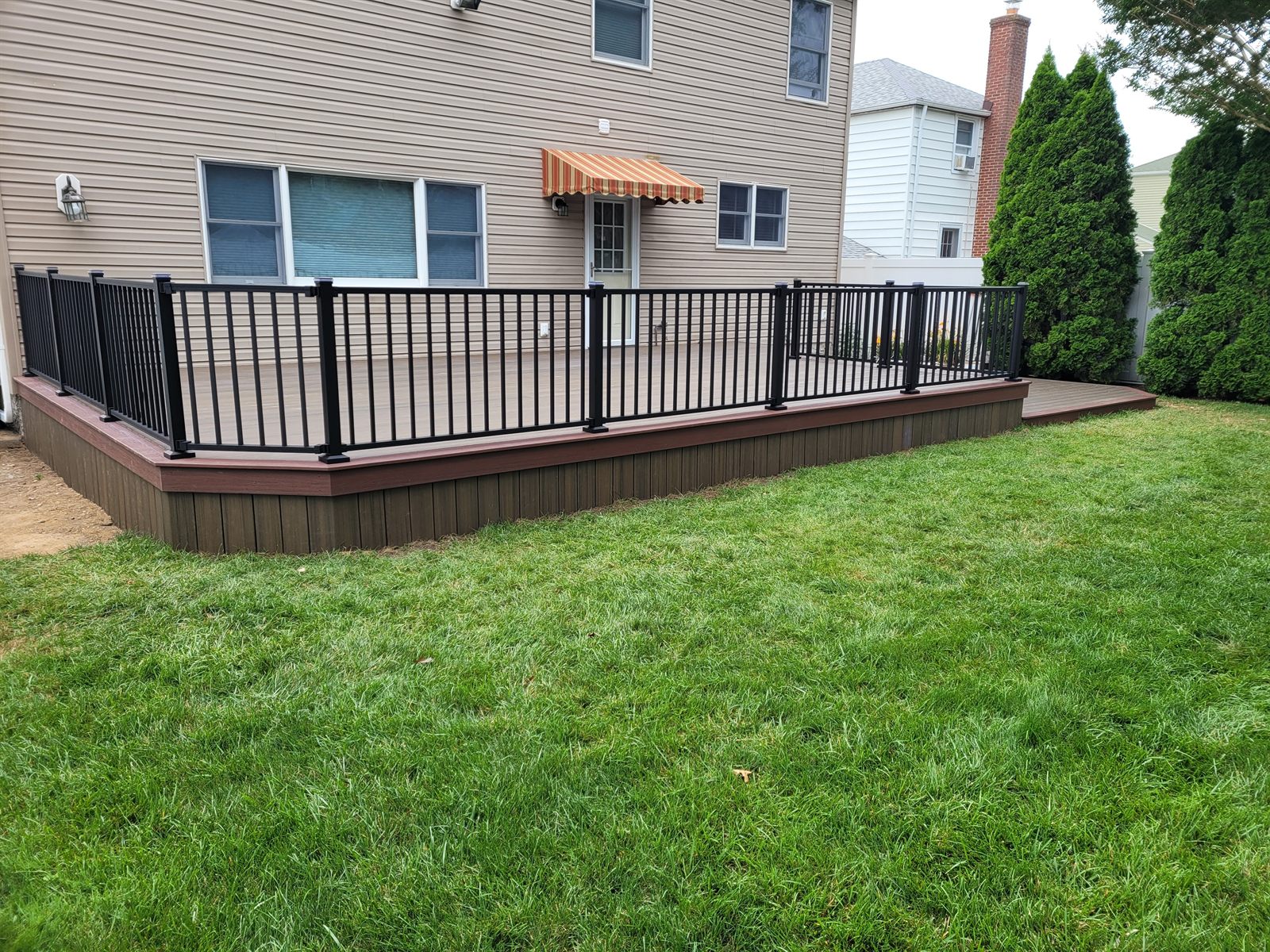 Custom deck built by Level Line in North Merrick, NY — view 3
