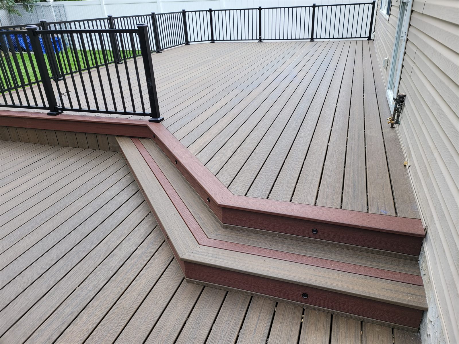 Custom deck built by Level Line in North Merrick, NY — view 4